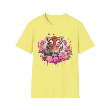 Tiger Shirt Unisex Tee Gildan Softstyle 64000 Ring Spun Cotton