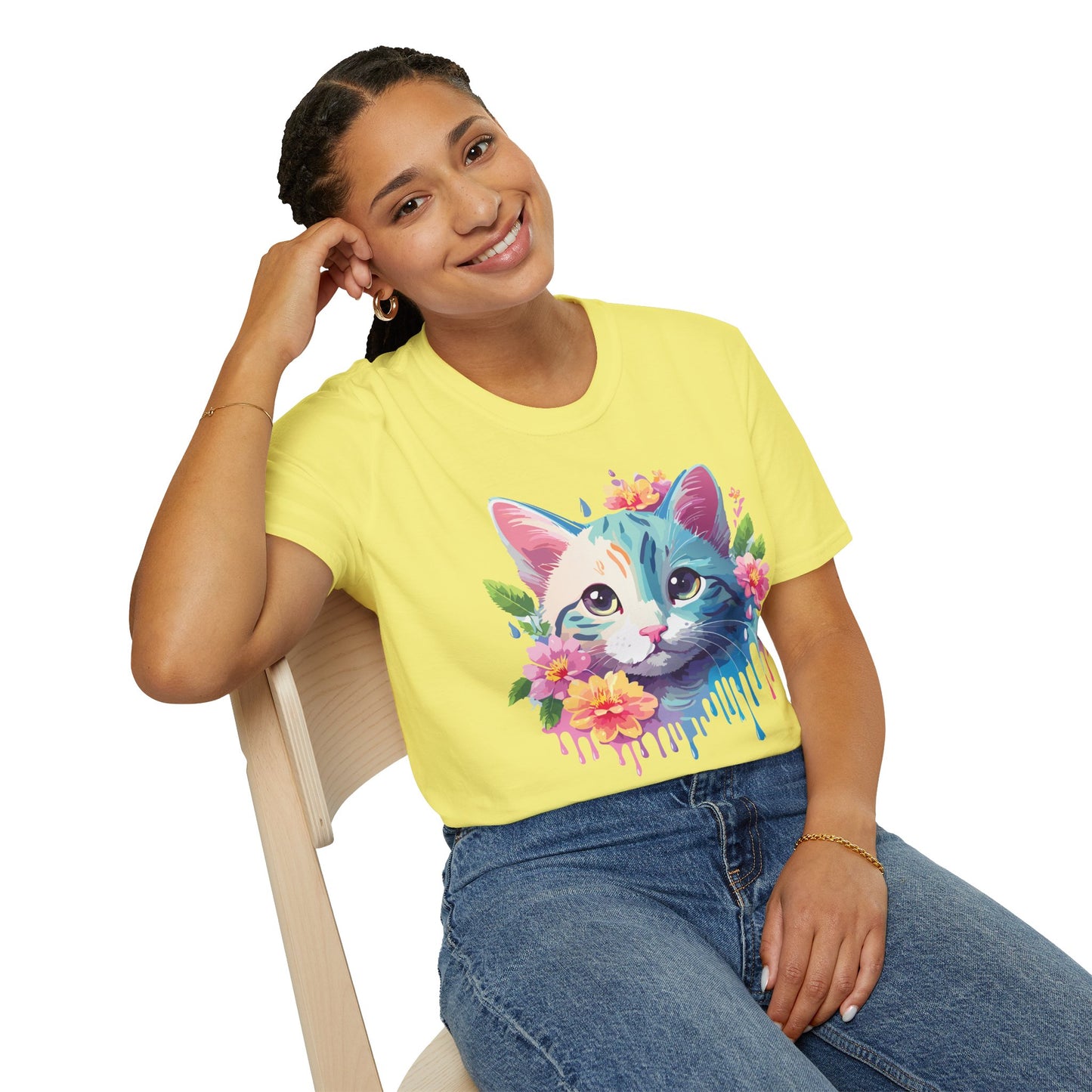 Cat Shirt, Shirt with Cat, Cats Tee, Kitten Tee