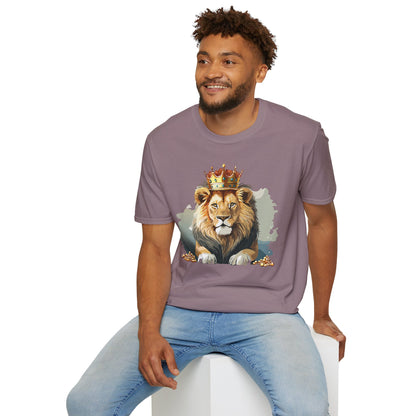Lion Shirt Unisex Animal Tee Gildan Softstyle 64000 Comfort Fit