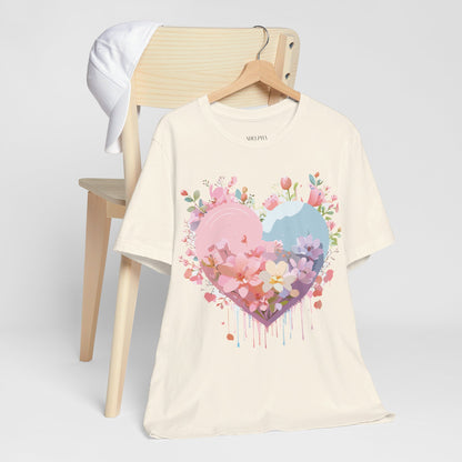 Natural Cotton Tee Shirt - Love story Collection Printify