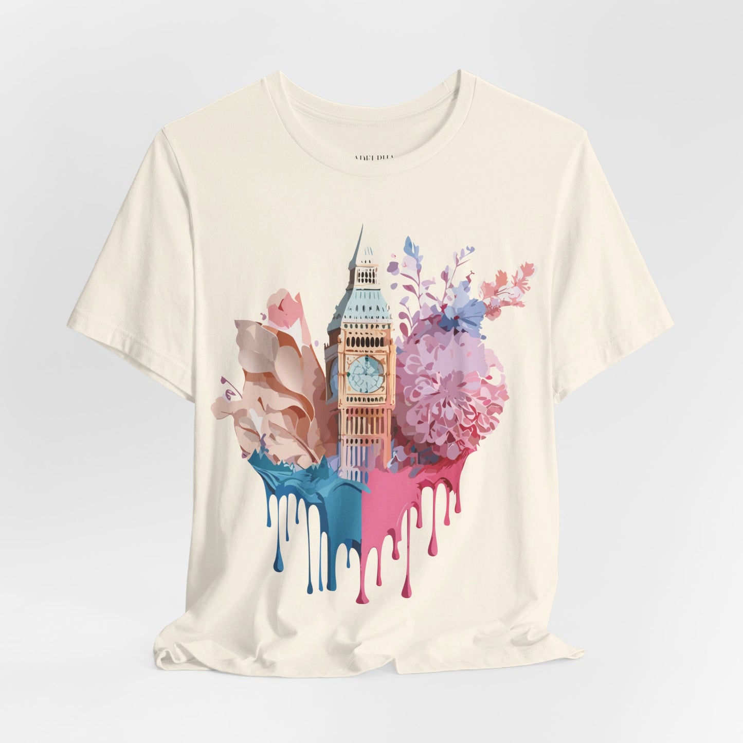 Natural Cotton Tee Shirt - Beautiful Places Collection - London