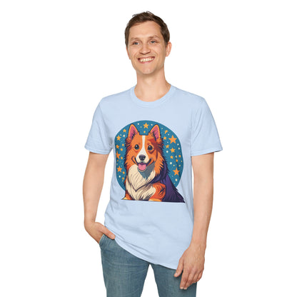 Unisex Dog Shirt Animal Print Tee Gildan Softstyle 64000 Tee
