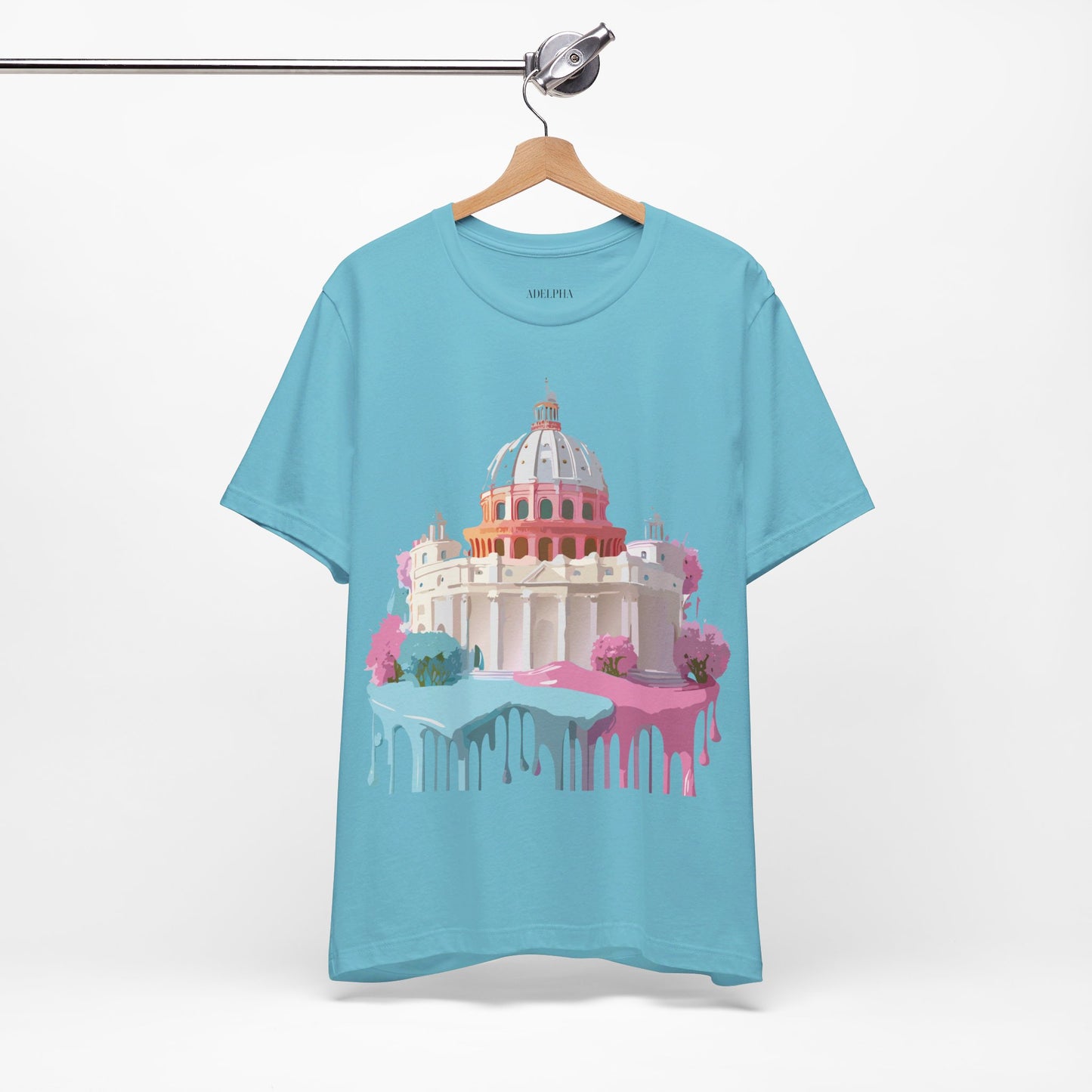 Natural Cotton Tee Shirt - Beautiful Places Collection - Rome