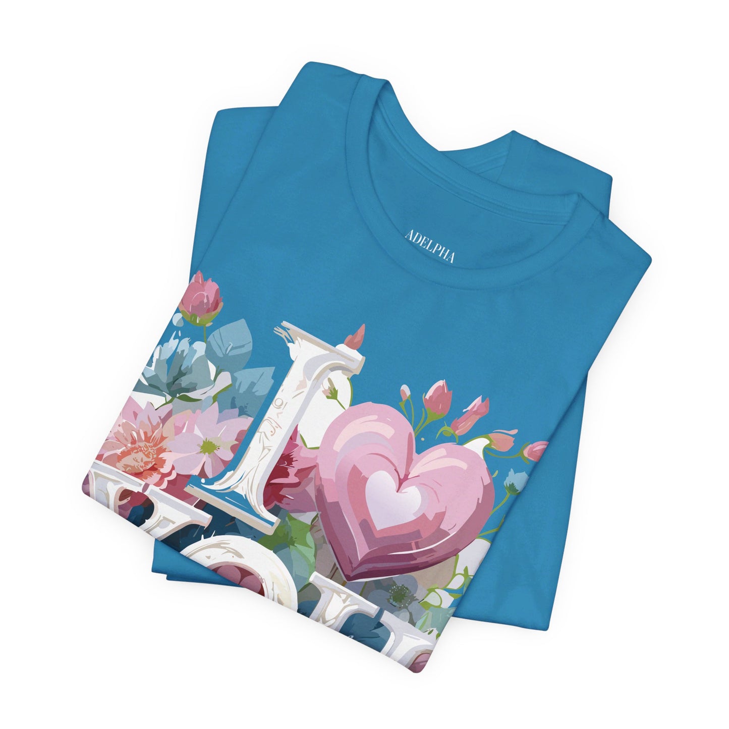 T-shirt en coton naturel - Collection Love Story