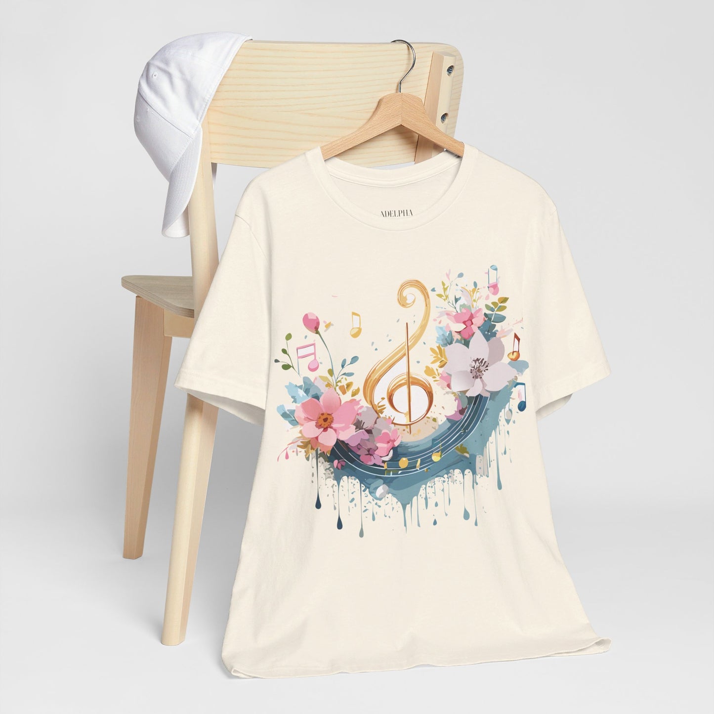 T-shirt en coton naturel - Collection Musique