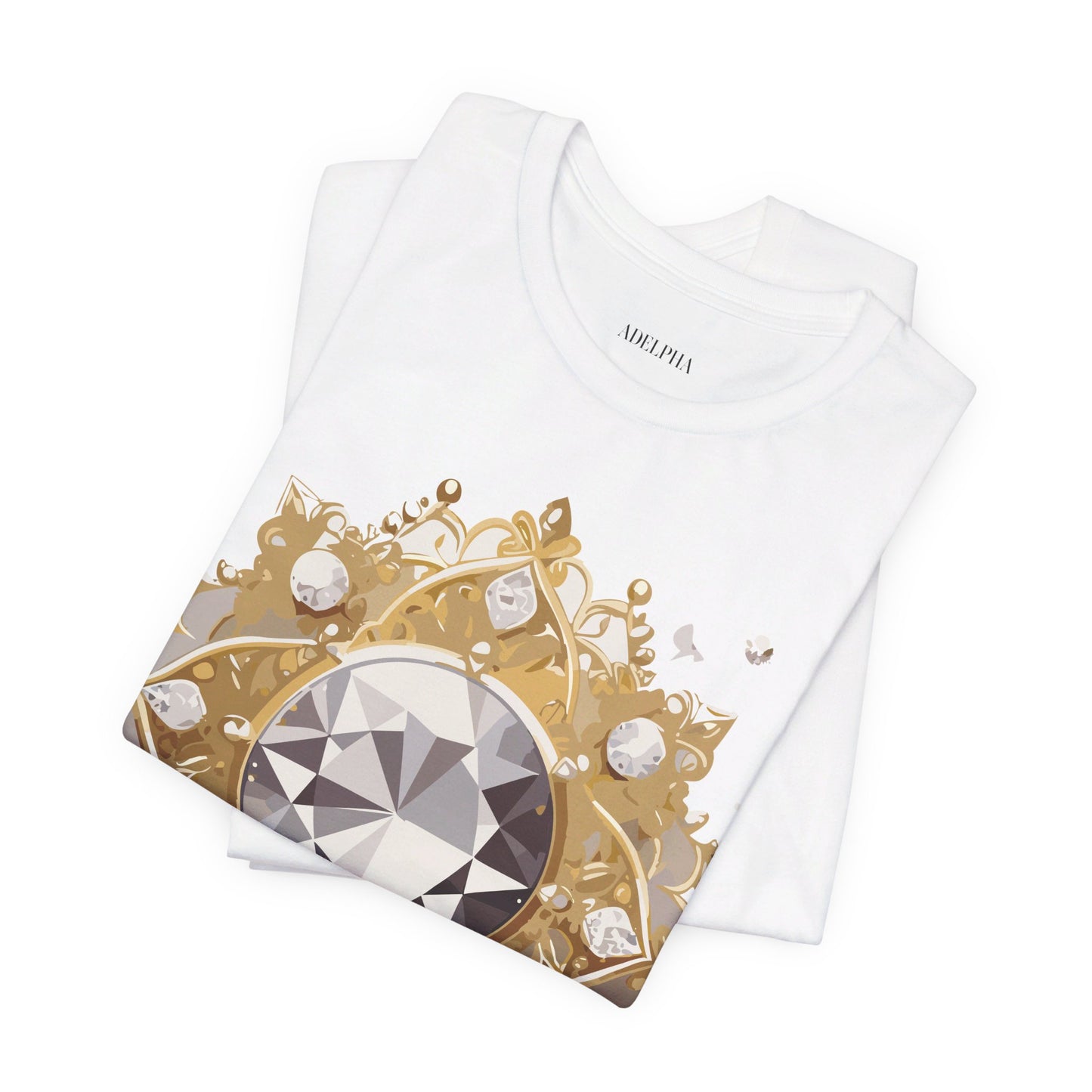 T-Shirt aus natürlicher Baumwolle – Queen Collection