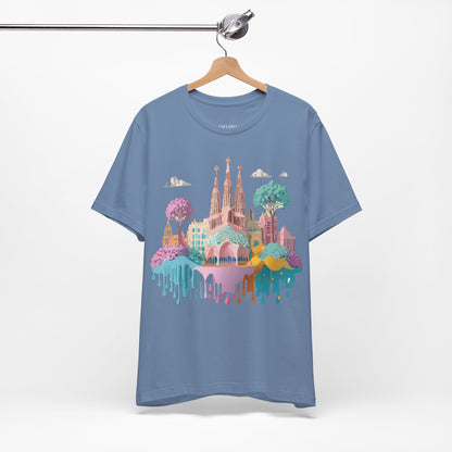 Tourist Shirt, Shirt with Barcelona - ADELPHA