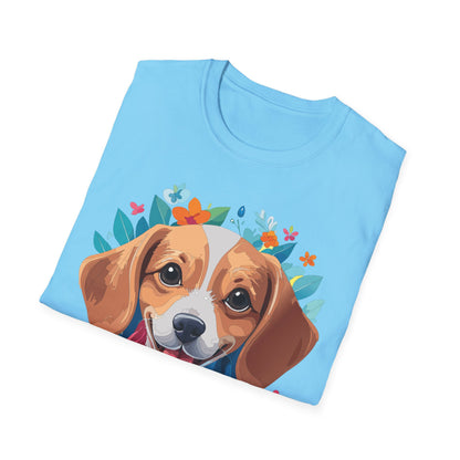 Unisex Dog Shirt Animal Tee Gildan Softstyle 64000 Cotton Tee
