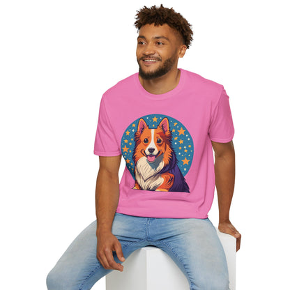 Unisex Dog Shirt Animal Print Tee Gildan Softstyle 64000 Tee