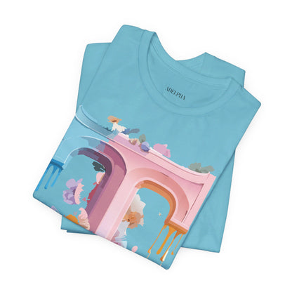 Natural Cotton Tee Shirt - Letters Collection - T Printify
