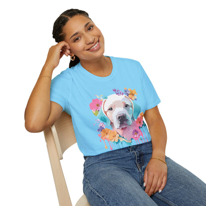 Dog Shirt Unisex Animal Tee Softstyle Gildan 64000 Short Sleeve Tee