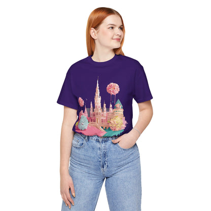 Natural Cotton Tee Shirt - Beautiful Places Collection - Vienna Printify