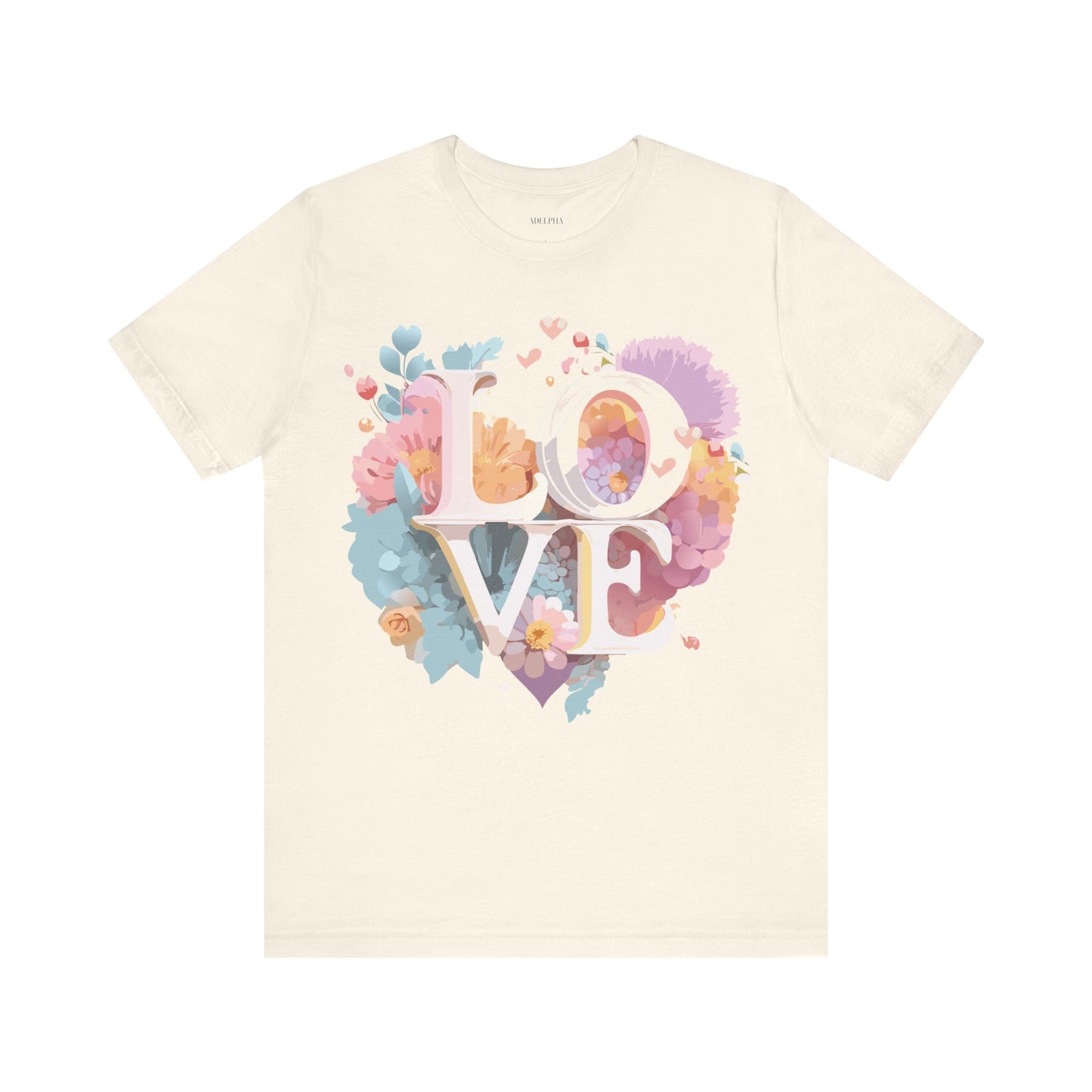 T-shirt en coton naturel - Collection Love story