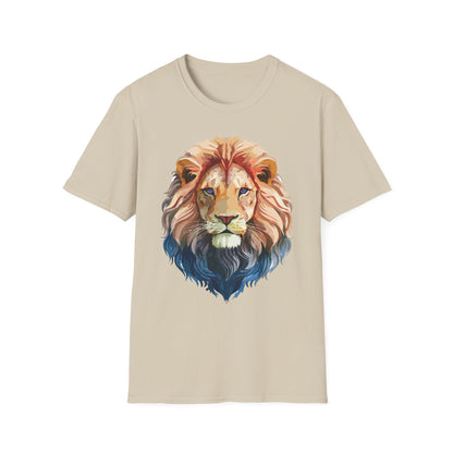 Lion Shirt Unisex Animal Tee Ring Spun Cotton Softstyle Tee Gildan