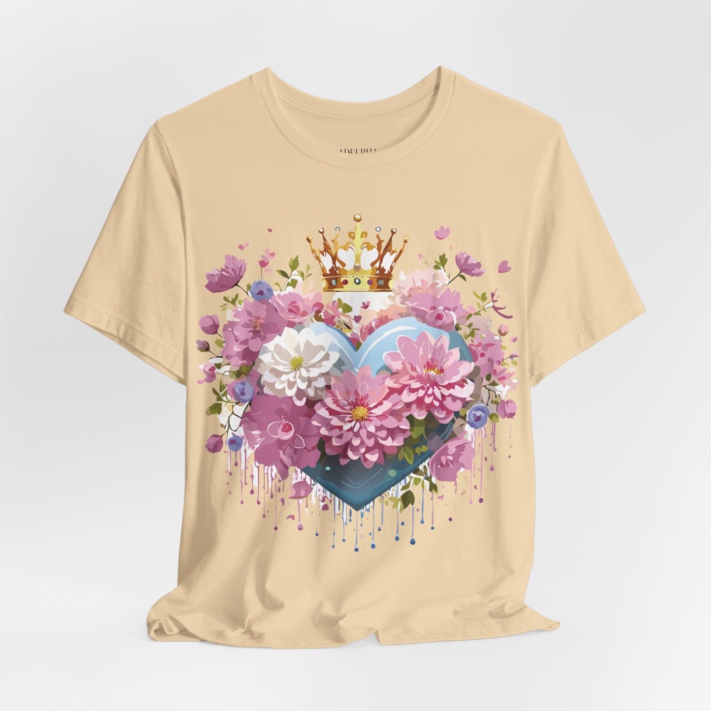 Natural Cotton Tee Shirt - Love story Collection