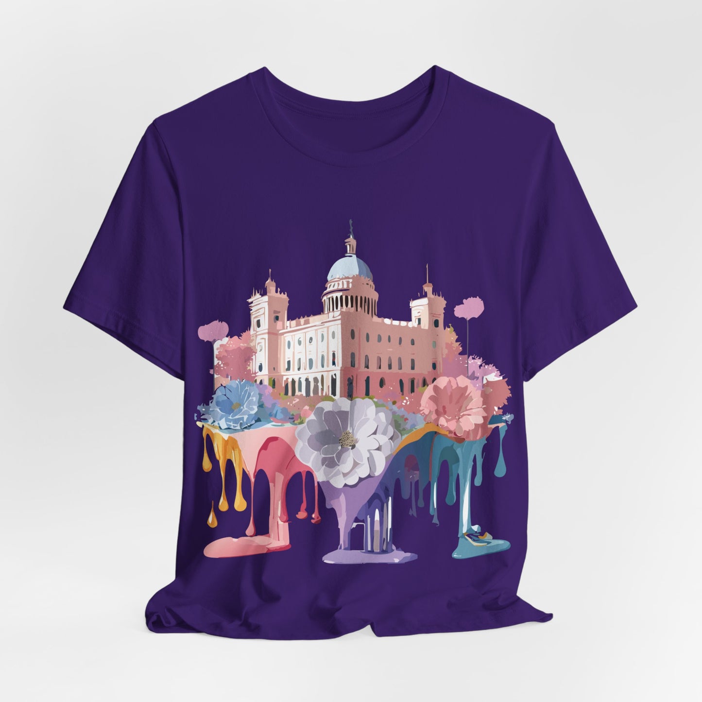 Natural Cotton Tee Shirt - Beautiful Places Collection - Madrid