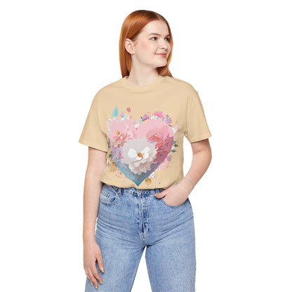 Natural Cotton Tee Shirt - Love story Collection Printify