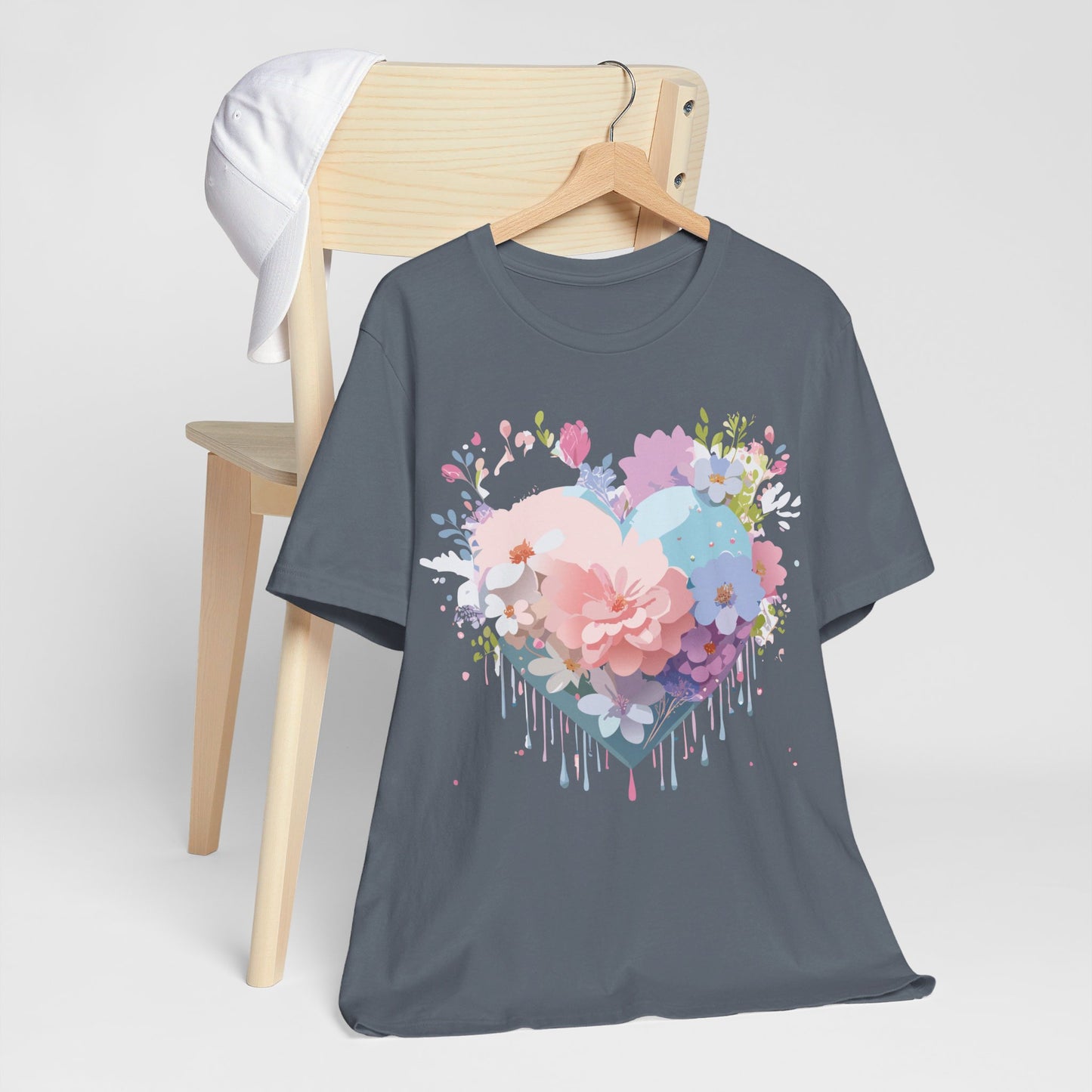 T-shirt en coton naturel - Collection Love Story