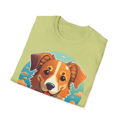 Dog Shirt Unisex Animal Tee One Hundred Percent Cotton Softstyle Gildan 64000