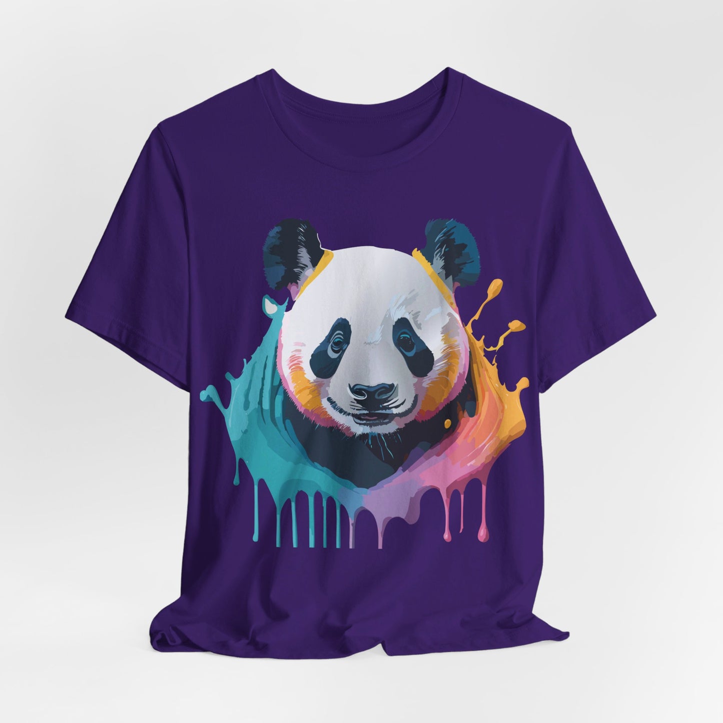 T-Shirt aus natürlicher Baumwolle mit Panda