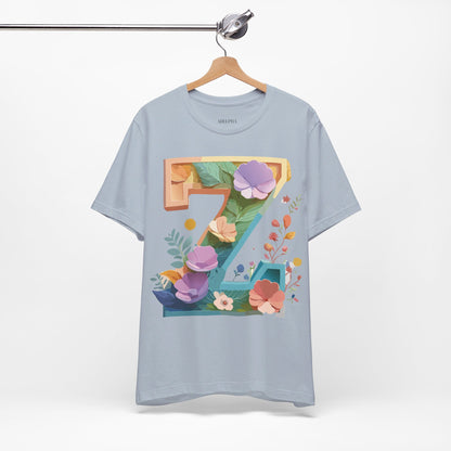 Natural Cotton Tee Shirt - Letters Collection - Z Printify