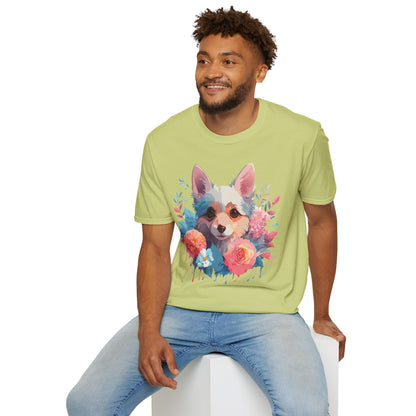 Dog Shirt Unisex Animal Print Tee With Cute Dog Designs And Comfort