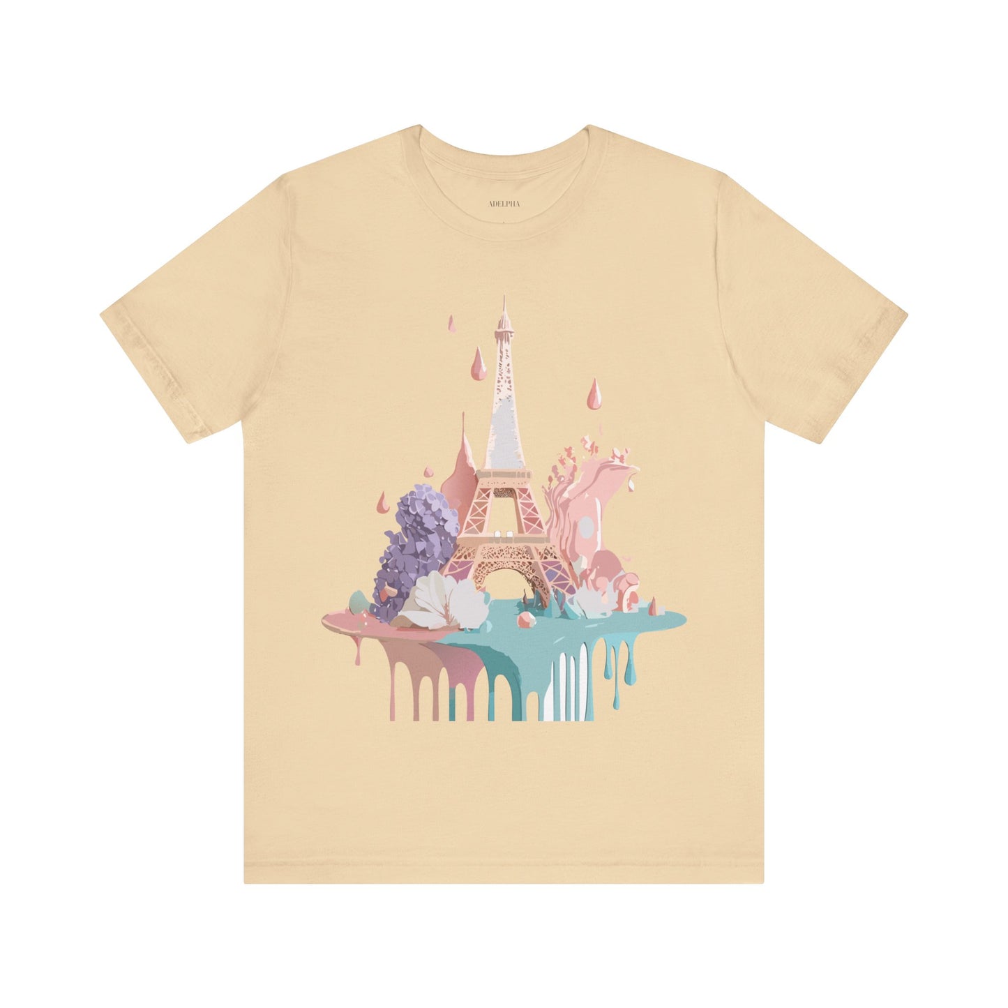 Natural Cotton Tee Shirt - Beautiful Places Collection - Paris