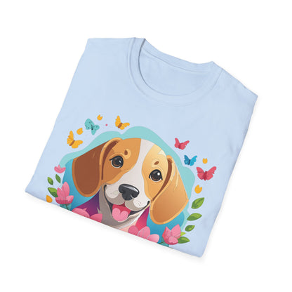 Dog Shirt Unisex Animal Tee Softstyle Cotton Comfort Everyday Wear