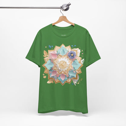 Natural Cotton Tee Shirt - Medallion Collection Printify