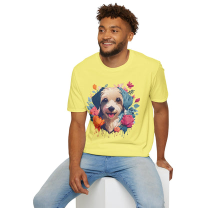 Dog Shirt Unisex Animal Tee Made From 100 Percent Ring Spun Cotton
