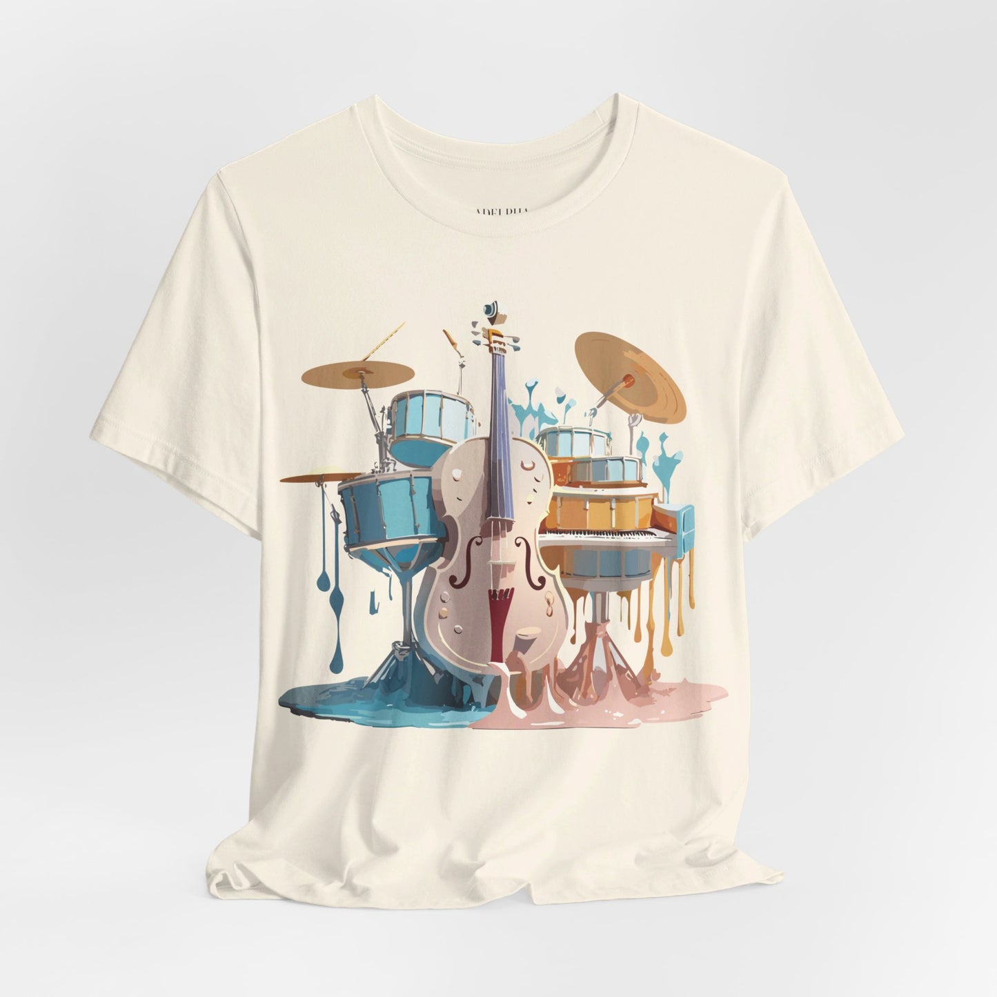 Natural Cotton Tee Shirt - Music collection