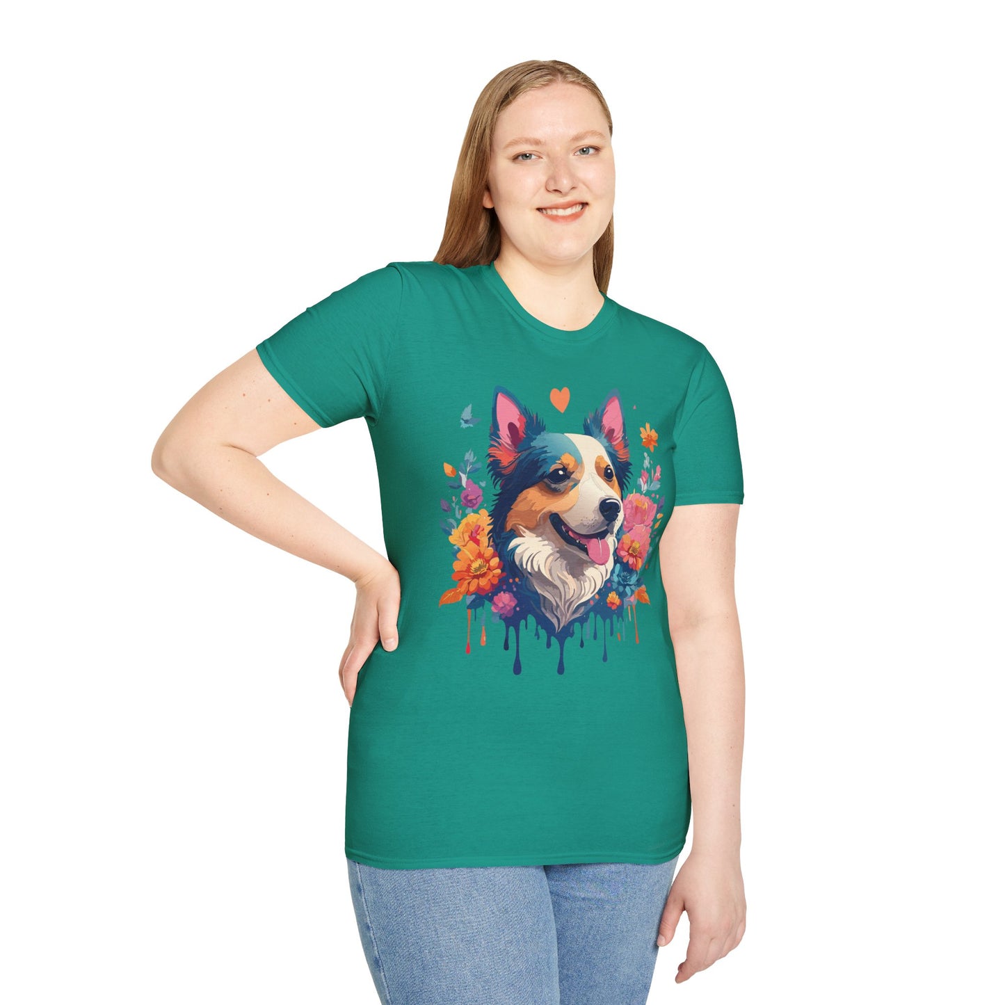 Dog Shirt, Shirt with Dog, Animal Tee, Shirt with Animals