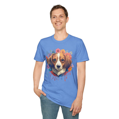 Unisex Dog Shirt Animal Print Tee Gildan Softstyle 64000 Cotton