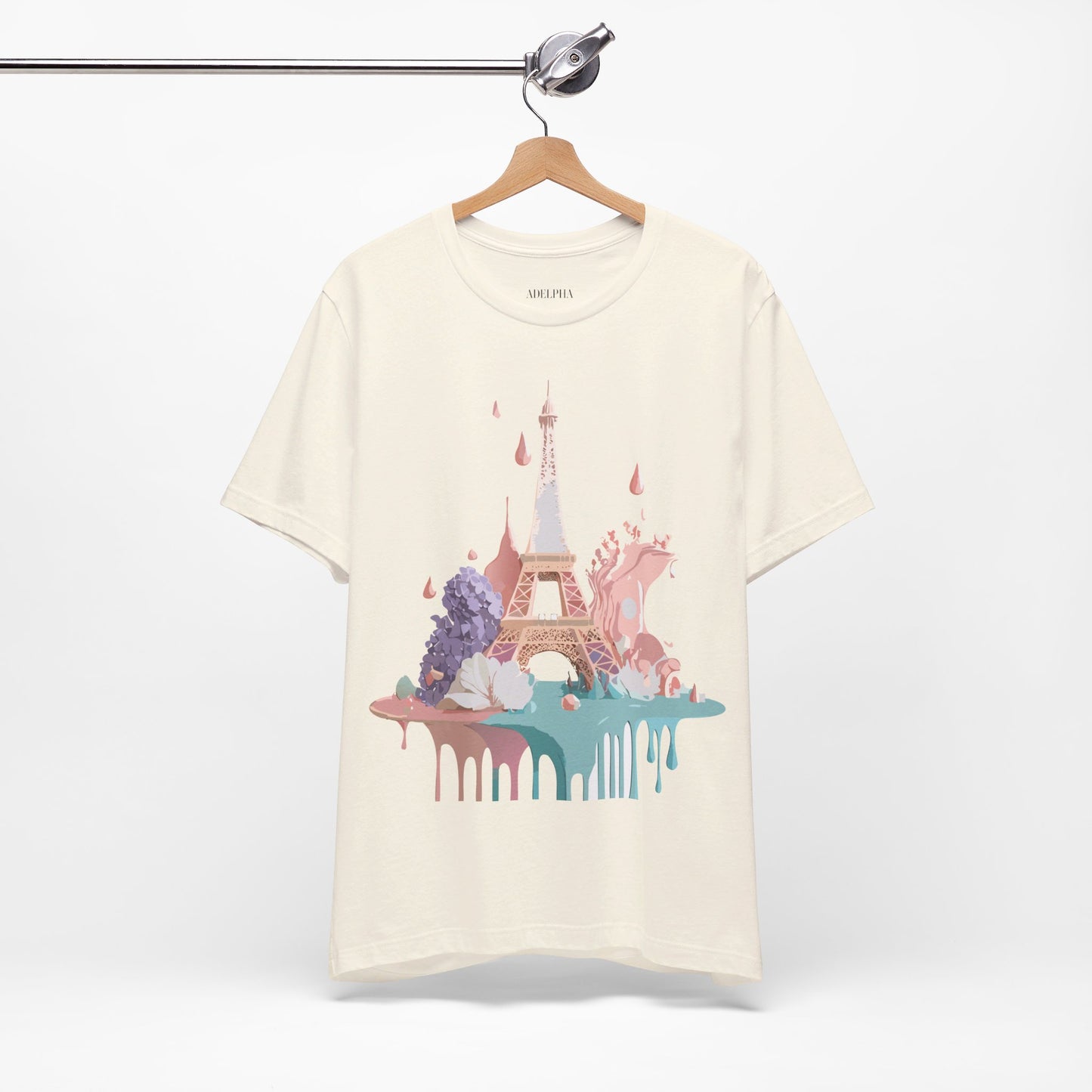 Natural Cotton Tee Shirt - Beautiful Places Collection - Paris