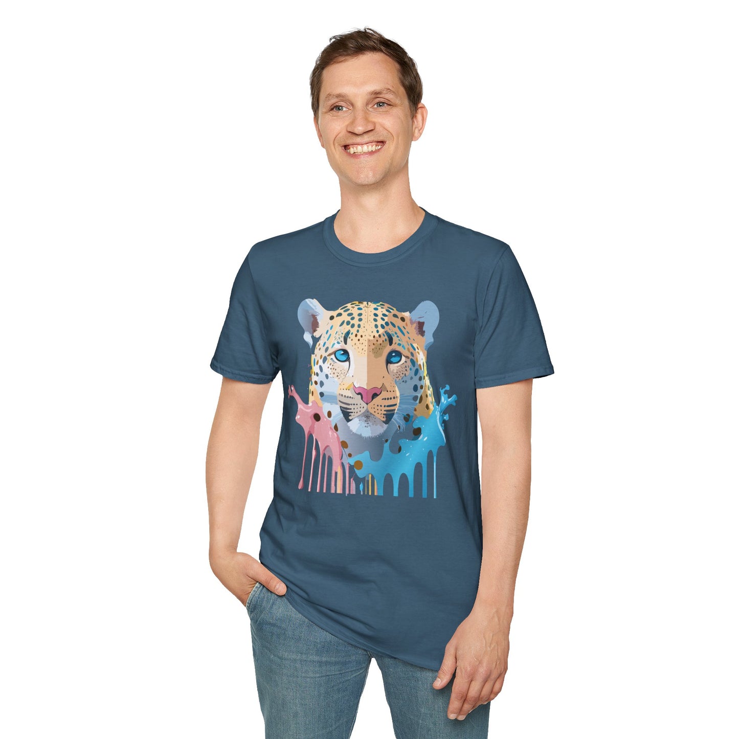 Cheetah Shirt, Shirt with Cheetah, Cheetah Tee, Shirt with Animals