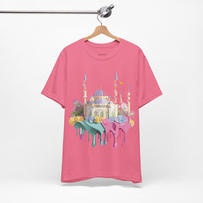 Natural Cotton Tee Shirt - Istanbul, Turkey Printify
