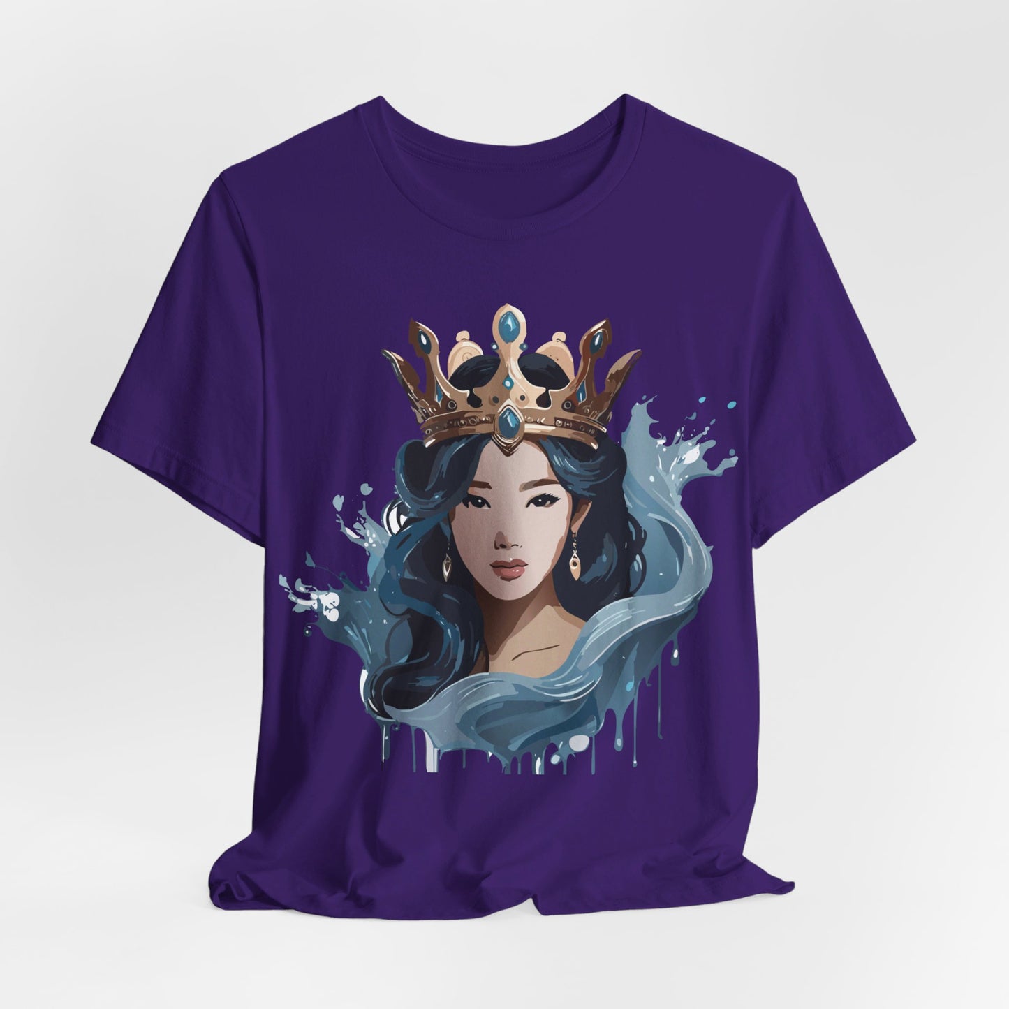 T-Shirt aus natürlicher Baumwolle – Queen Collection