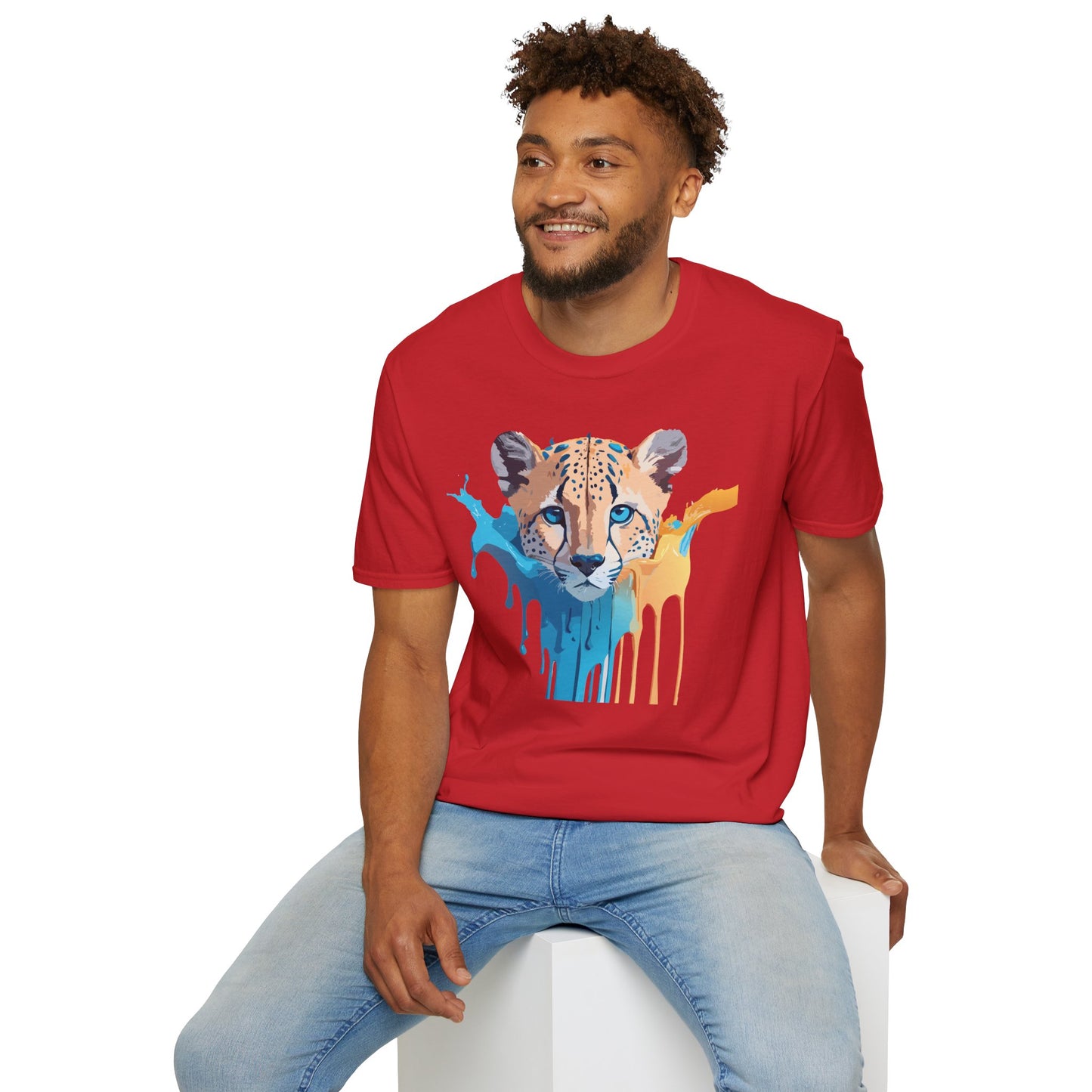 Cheetah Shirt, Shirt with Cheetah, Cheetah Tee, Shirt with Animals