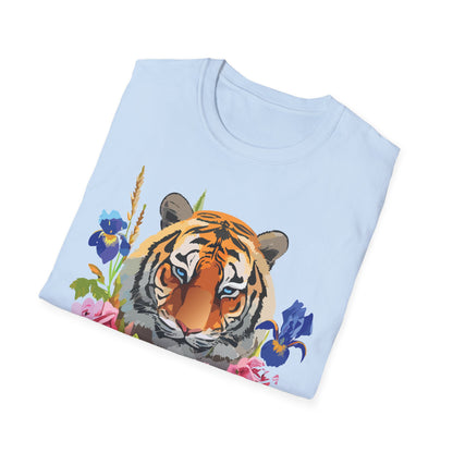 Unisex Tiger Shirt Softstyle Graphic Tee 100 Percent Cotton Apparel