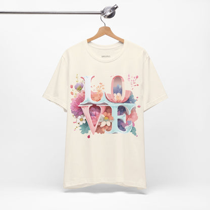 Natural Cotton Tee Shirt - Love story Collection Printify