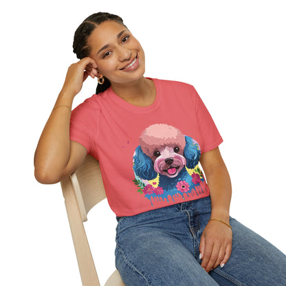 Dog Shirt Unisex Animal Tee Gildan Softstyle 64000 100 Percent Cotton