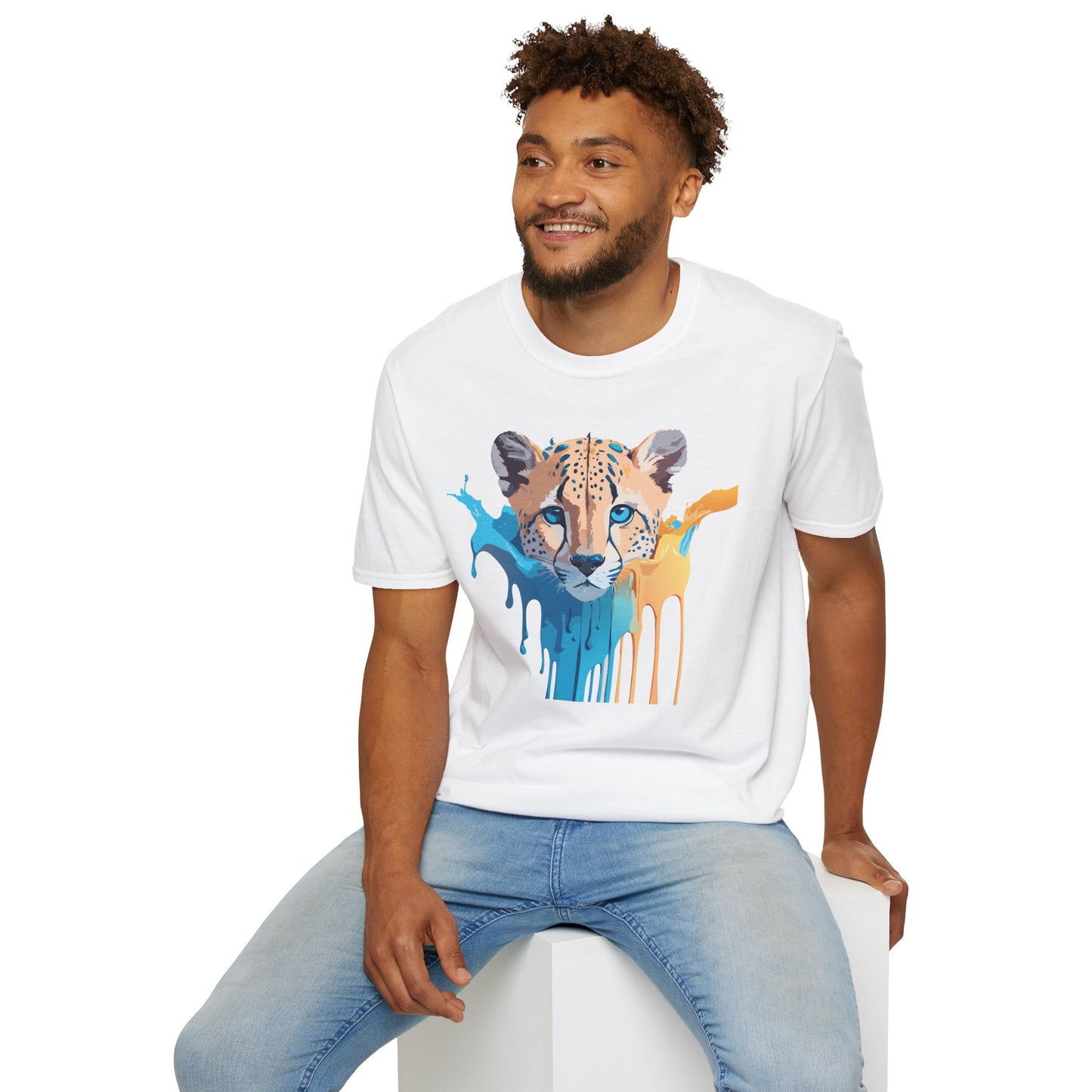Cheetah Shirt, Shirt with Cheetah, Cheetah Tee, Shirt with Animals
