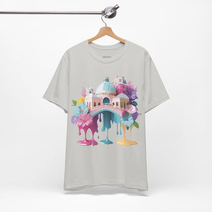 Natural Cotton Tee Shirt - Beautiful Places Collection - Venice Printify