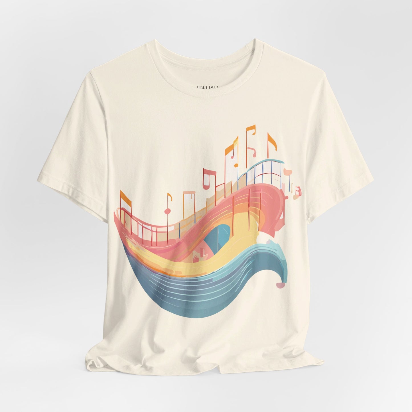 T-shirt en coton naturel - Collection Musique