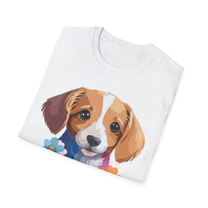 Unisex Dog Shirt Animal Graphic Tee Soft Cotton Gildan 64000