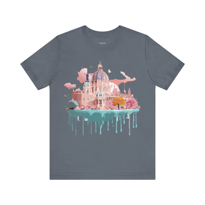 Natural Cotton Tee Shirt - Beautiful Places Collection - Vienna Printify