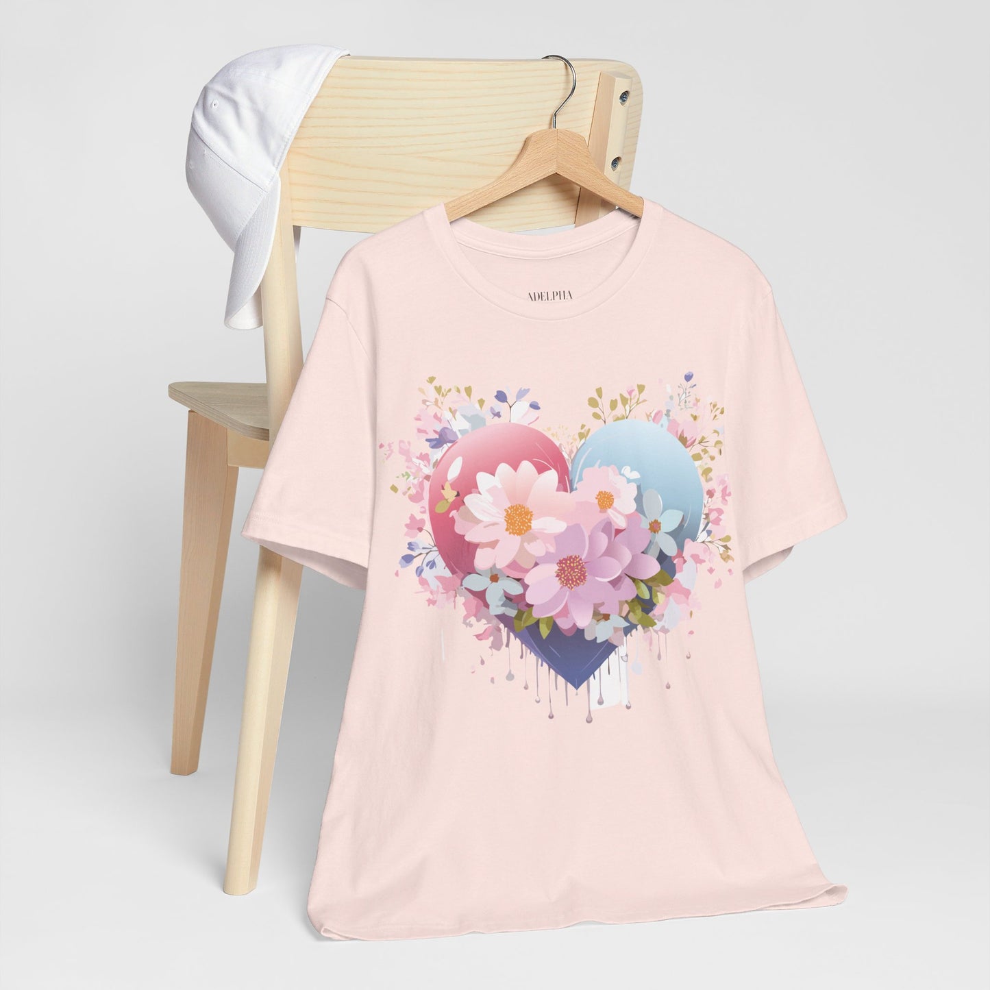 Natural Cotton Tee Shirt - Love story Collection