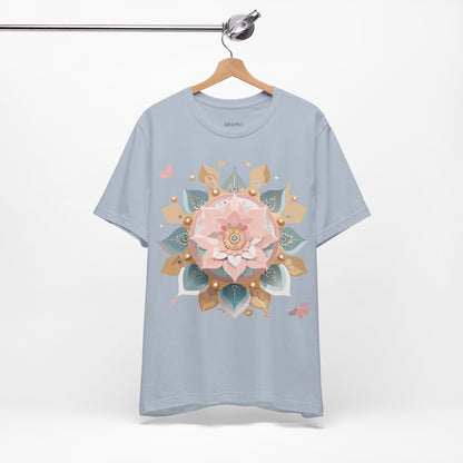 Natural Cotton Tee Shirt - Medallion Collection Printify