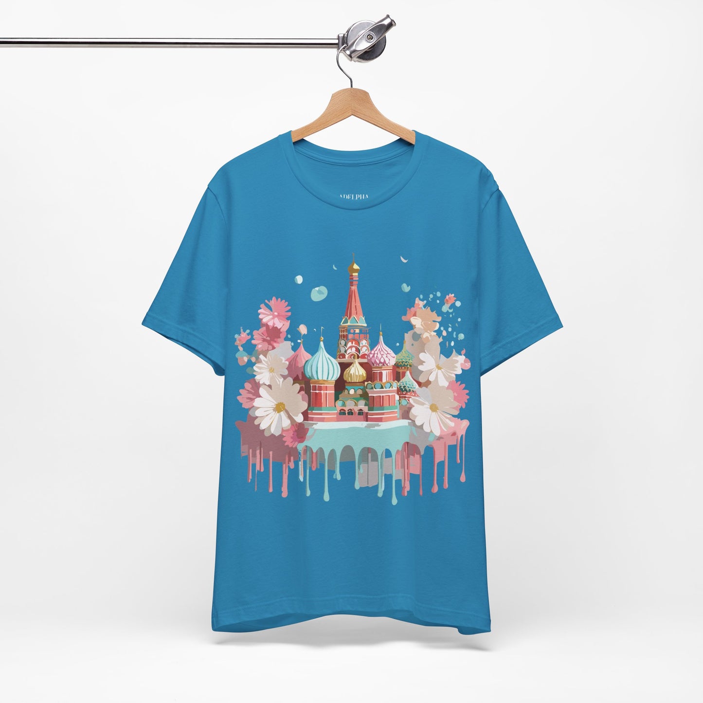 Natural Cotton Tee Shirt - Beautiful Places Collection - Moscow