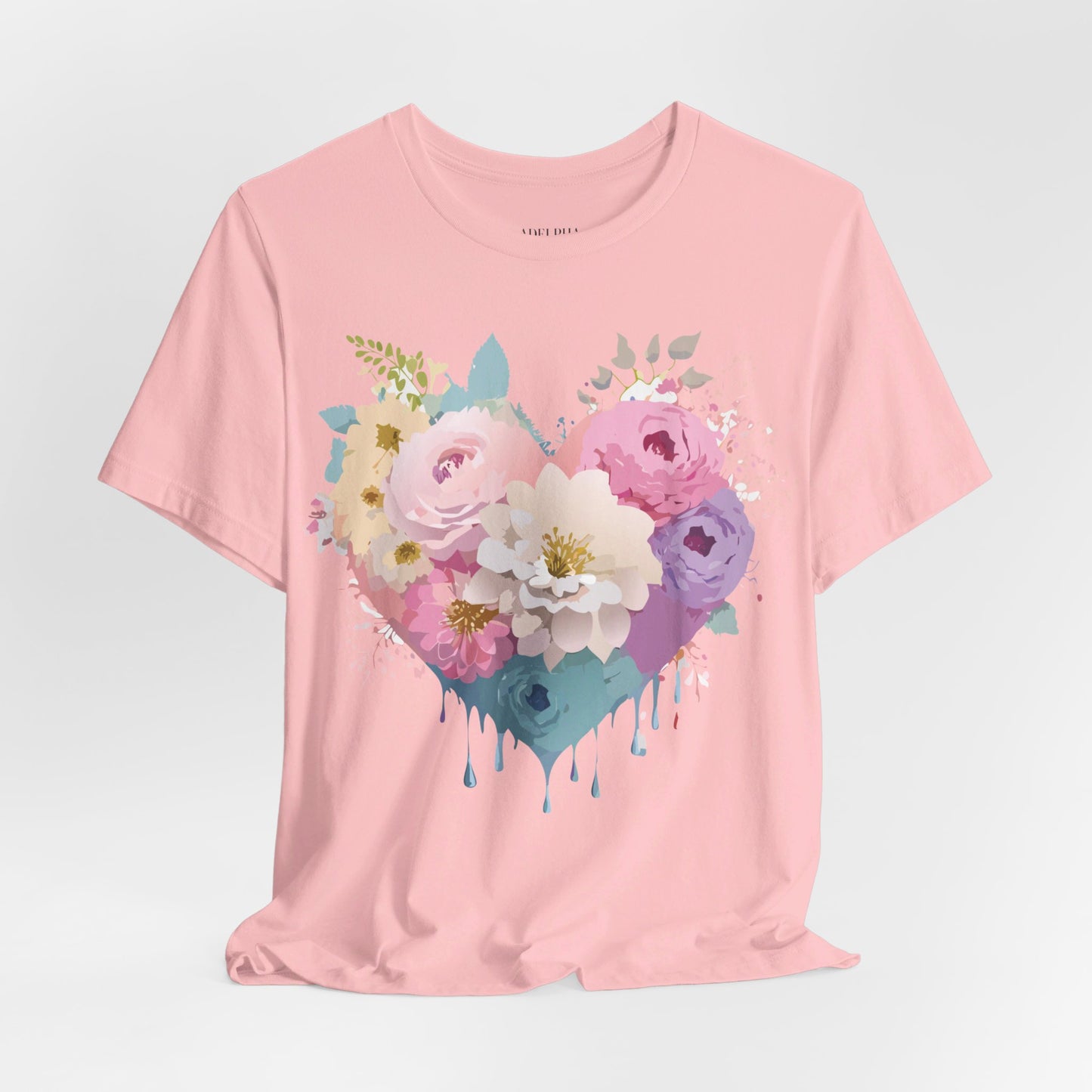 T-shirt en coton naturel - Collection Love story